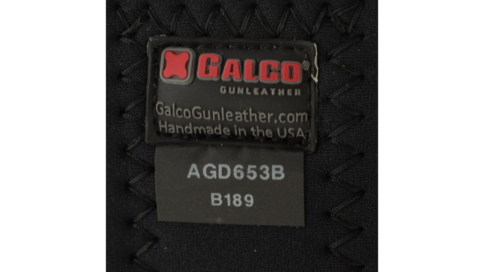 Galco Ambidextrous Ankle Calf Strap Leather Holster, Black, ACSB