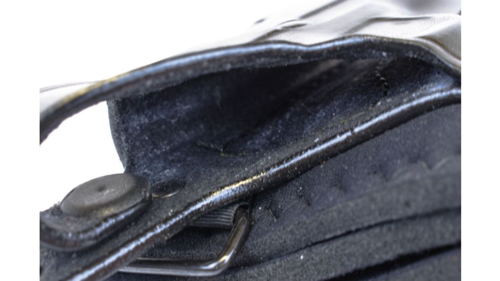 Galco Ankle Glove Holster - Right Hand, Black, Thumb Break Retention Strap, Taurus 327/605/94 AG118B