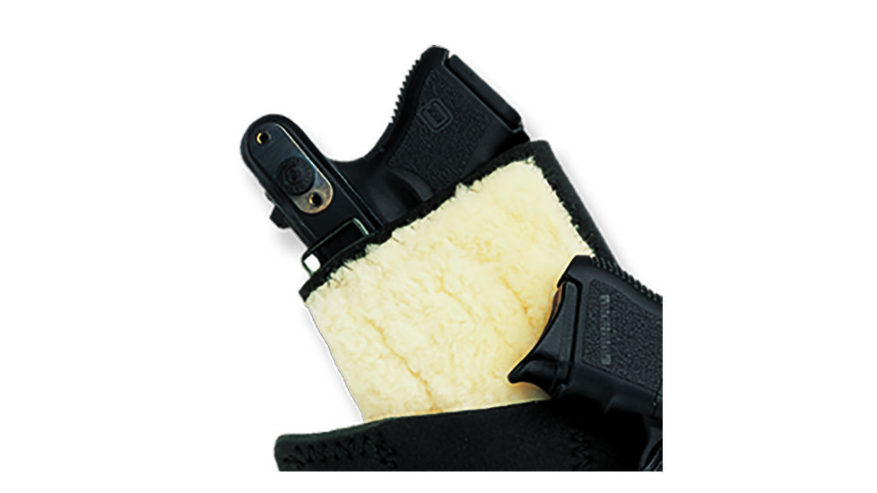 Galco Ankle Glove Holster - Right Hand, Black, Thumb Break Retention Strap, Taurus 327/605/94 AG118B