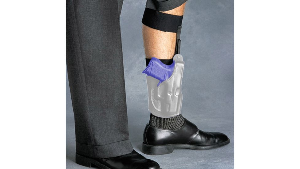 Galco Ankle Glove Leg Strap in use