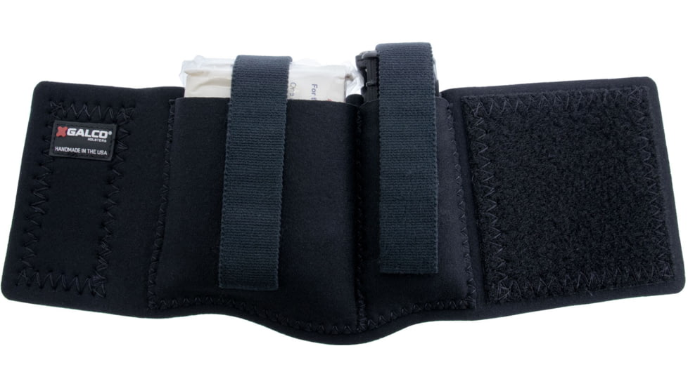 Galco Ankle Safe 3.0 Holster, Smith &amp; Wesson M&amp;P M2.0 4.25in, Ambidextrous, Black - AS3B