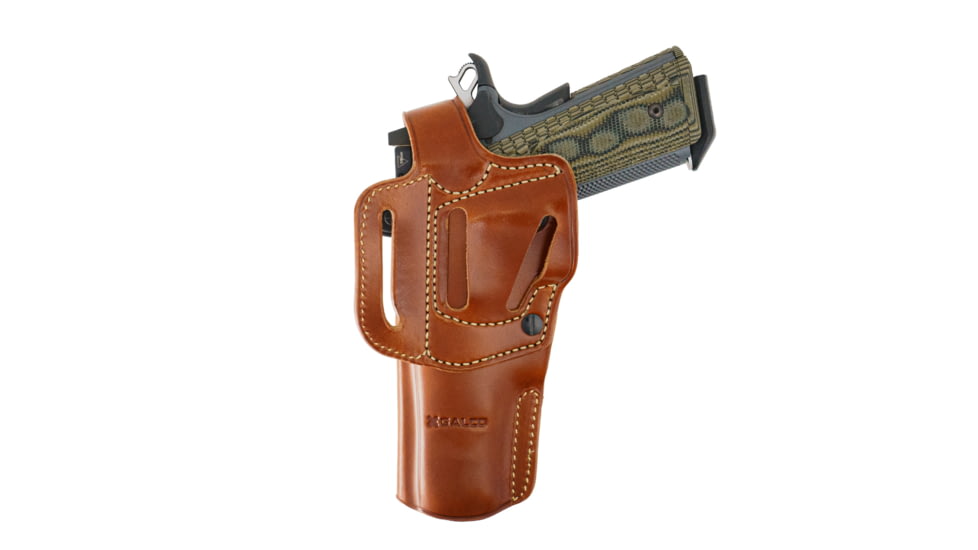 Galco APO Strongside/Crossdraw Belt Holster, Colt 5in 1911, Right, Tan, APO212R