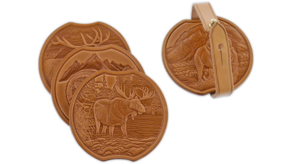 Galco Coaster Set Big Game, Natural, SH822