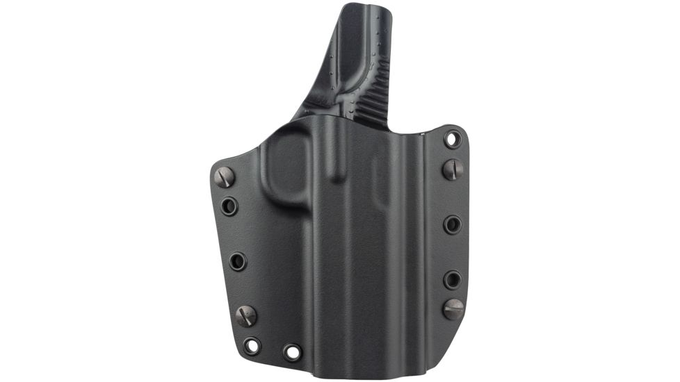 Galco Corvus Inside/Outside Waistband Belt Holster,Colt 4 1/4in,Kimber 4in 1911,Para Usa 4 1/4in,SW 1911,Springfield 4in 1911, Black, Right Hand CVS266