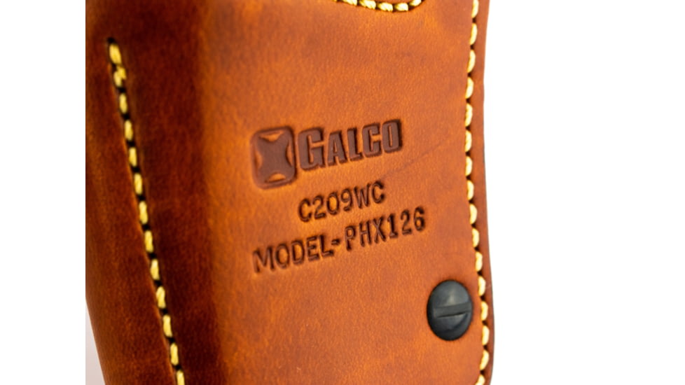 Galco Phoenix Strongside/Crossdraw Leather Belt Holster, S&amp;W 27/28/29/327/329/629 N-Frame Revolver 4in, Tan, PHX126