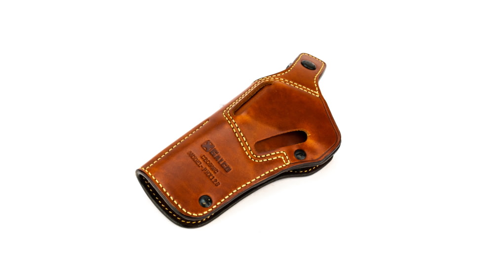 Galco Phoenix Strongside/Crossdraw Leather Belt Holster, S&amp;W 27/28/29/327/329/629 N-Frame Revolver 4in, Tan, PHX126