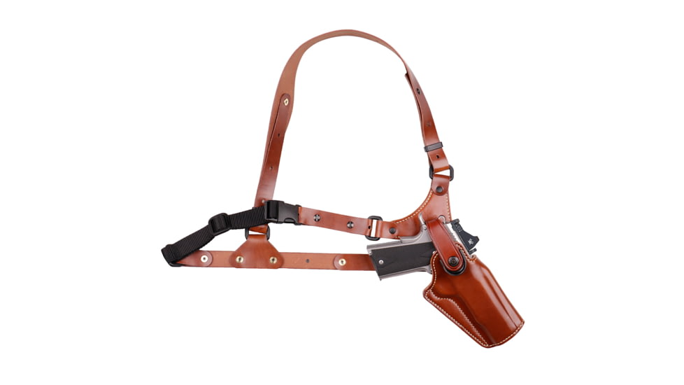 Galco Great Alaskan Chest Holster (Autos), Springfield Xdm Elite 4.5in 9/10Mm, Springfield Xdm Elite 4.5in 9/10Mm W/Wo Rds, Right, Tan, GA880R