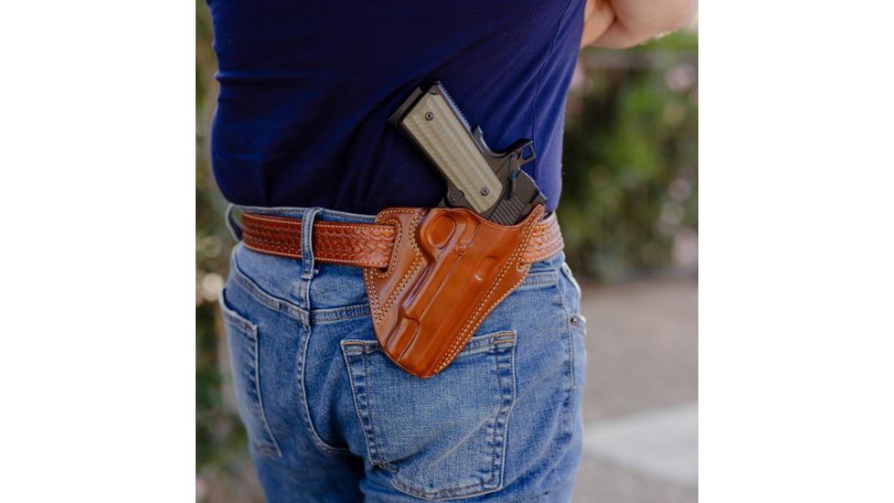 Galco Combat Sweeper Premium Steerhide OWB Belt Holster