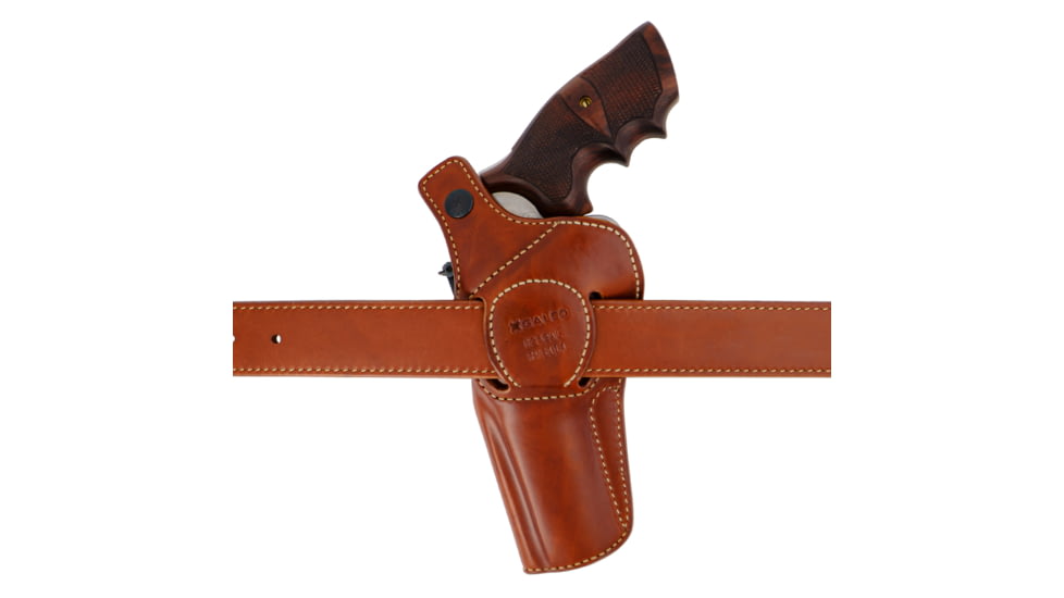 Galco Masterbilt RevSolution Premium Steerhide OWB Belt Holster,Manurhin Mr73 4in, Ruger Security Six 4in, Ruger Service Six 4in, Black