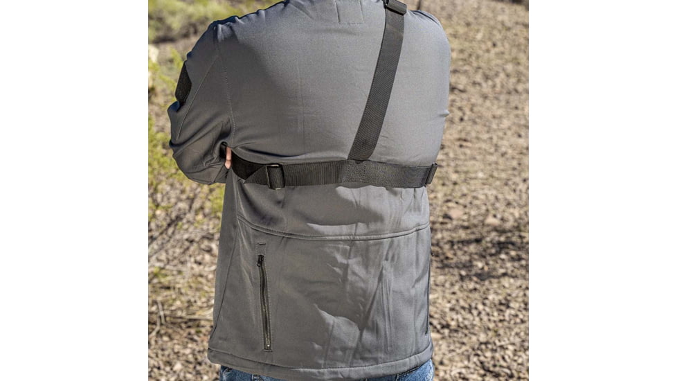 Galco HR186B High Ready Chest Holster Fits Chest Up To 58 Black/ Fits Ruger Ala