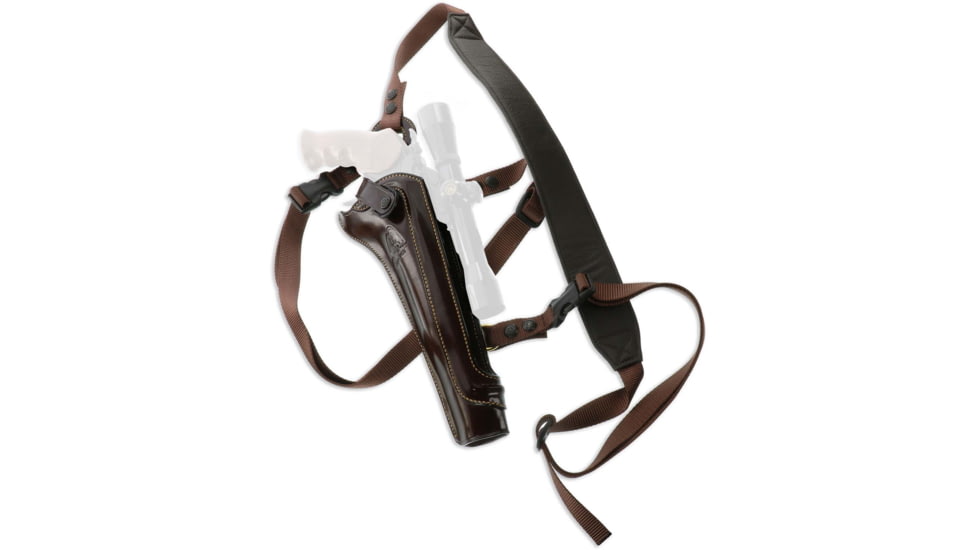 Galco Kodiak Hunter Leather Shoulder Holster, Thompson/Center Contender Gen 2 12in, Right Hand, Havana, KH844H