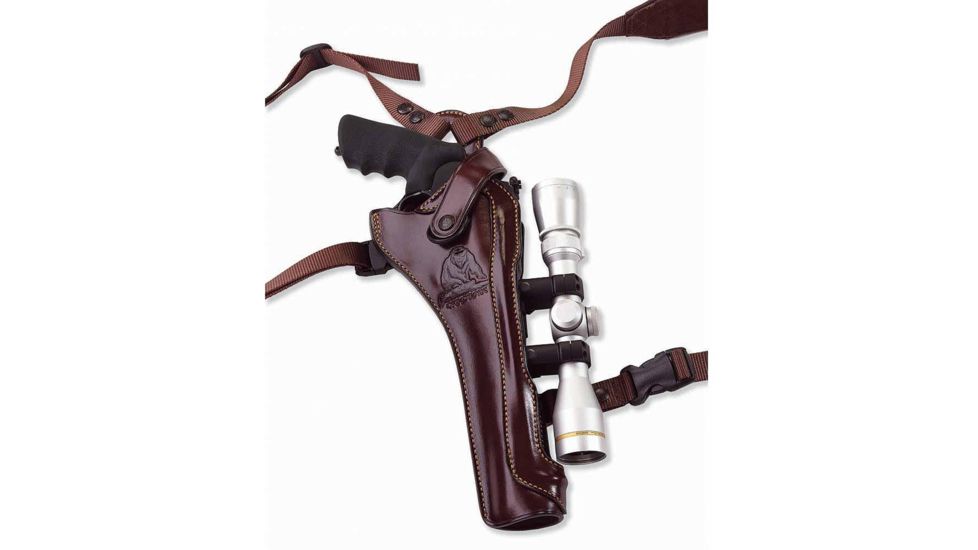 Galco Kodiak Hunter Leather Shoulder Holster, Right Hand, Havana, KH130H