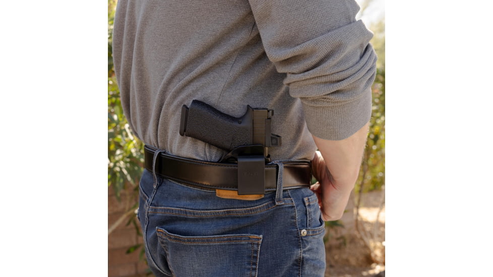 Galco Stow-N-Go Elite Iwb Holster, Colt 4 1/4in 1911, Colt 4 1/4in 1911 W/Wo Red Dot, Smith &amp; Wesson Sw1911Sc 4 1/4in, Smith &amp; Wesson Sw1911Sc 4 1/4in W/Wo Red Dot, Wilson Combat 4 1/4in 1911, Right Hand, Black, STOE266RB