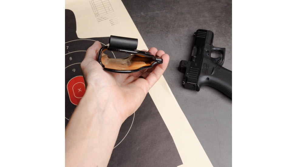 Galco Stow-N-Go Elite Iwb Holster, Colt 4 1/4in 1911, Colt 4 1/4in 1911 W/Wo Red Dot, Smith &amp; Wesson Sw1911Sc 4 1/4in, Smith &amp; Wesson Sw1911Sc 4 1/4in W/Wo Red Dot, Wilson Combat 4 1/4in 1911, Right Hand, Black, STOE266RB