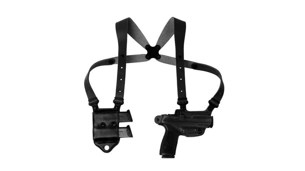Galco Miami Classic Ii Shoulder System Autos, Sig-Sauer P365 Fuse, Sig-Sauer P365 X-Macro, Right Hand, Black, MCII894B