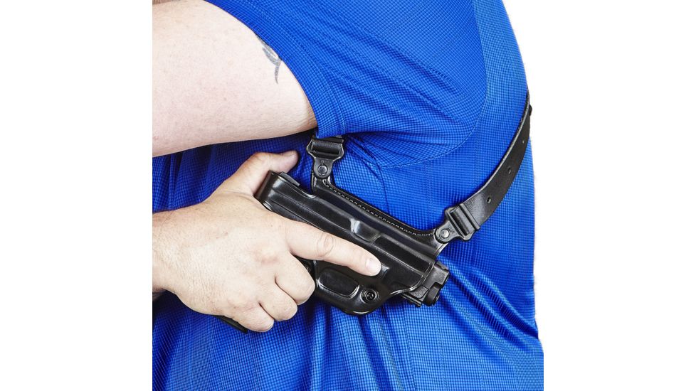 Galco Miami Classic II Shoulder System - Right Hand - Black MCII250B