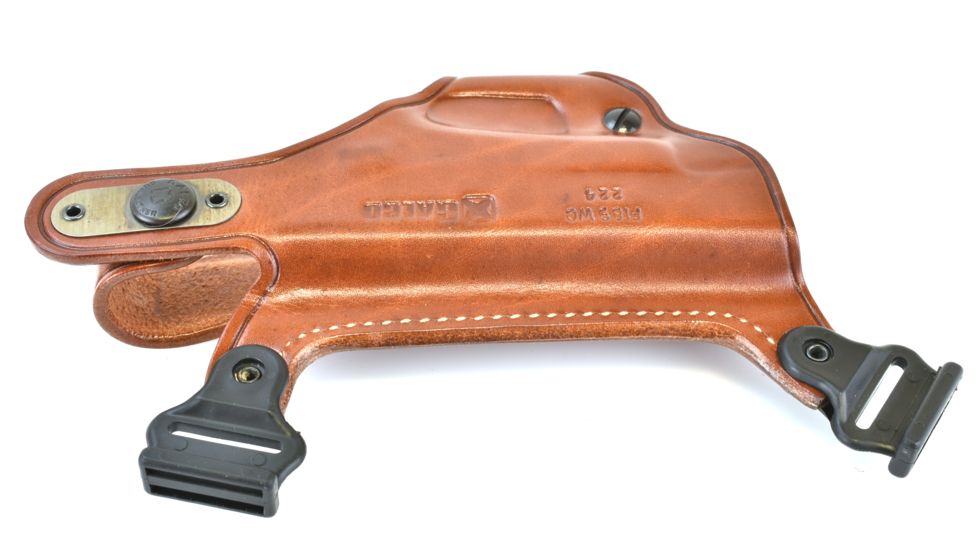 Galco Miami Classic Shoulder Holster System, Tan, Ambidextrous, For Glock 17/22/31 - MC224
