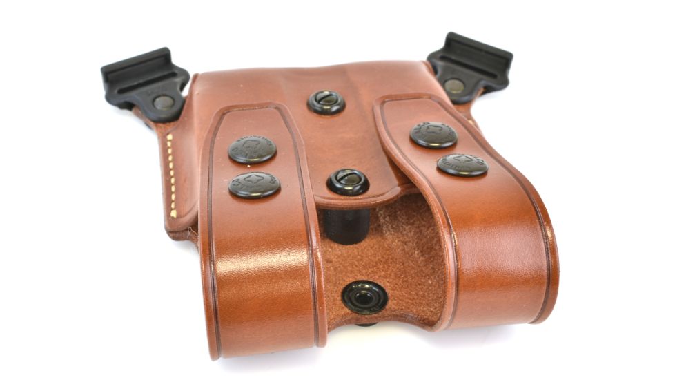 Galco Miami Classic Shoulder Holster System, Tan, Ambidextrous, For Glock 17/22/31 - MC224