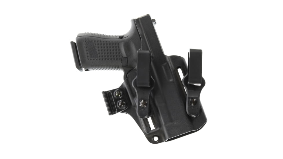 Galco Paragon IWB Kydex Holster, Smith &amp; Wesson M&amp;P M2.0 Compact 4in, SIG Sauer M18, SIG Sauer P320 Compact, Ambidextrous, Plain, Black, PAR472RB
