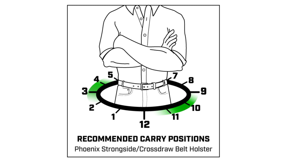 Galco Phoenix Strongside/Crossdraw Leather Belt Holster, Taurus Judge 3In 2 1/2In Cyl, Right Hand, Tan, PHX196
