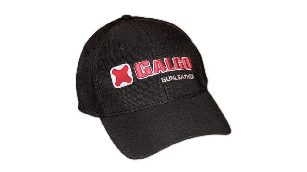 Galco Plated Logo Cap Large Black HAT-GP-LG