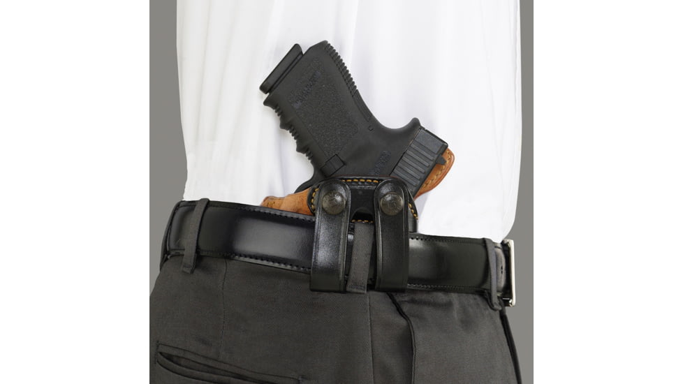 USED Galco Royal Guard 2.0 Leather IWB Holster, Glock 42/SIG P365, Right, Black, RG838RB, EDEMO4, Used, Condition Fair