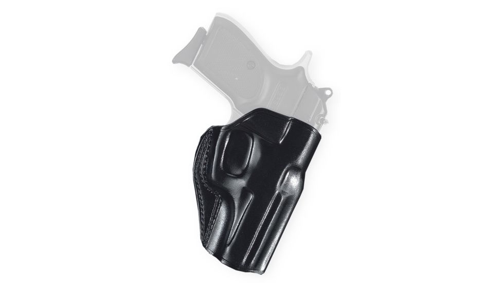 Galco Stinger Belt Holster, Glock 43, Right Hand, Plain Finish, Black, SG850B