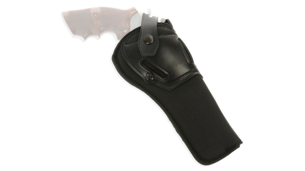 Galco Switchback Strongside/Crossdraw Belt Holster, Colt King Cobra 2 1/2, Colt Python 2 1/2, Dan Wesson .357 2 1/2, Ambidextrous, Plain Finish, Black, SR4-3B