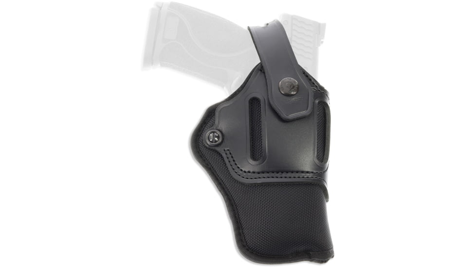 Galco Switchback Strongside/Crossdraw Belt Leather Holster, Ambidextrous, Taurus G2S/G2C, Black, SA6-4B