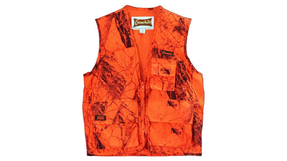 Gamehide Sneaker Big Game Vest, Blaze Camouflage X-Large 201OCXL