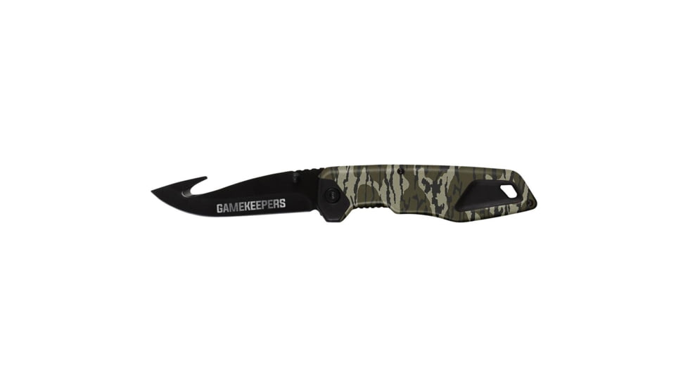 Gamekeeper Drop Point Folding Knife, Mossy Oak 1401571