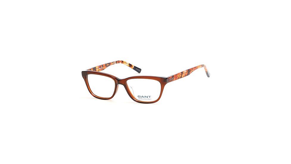 Gant GA4057 Eyeglass Frames - Shiny Dark Brown Frame Color