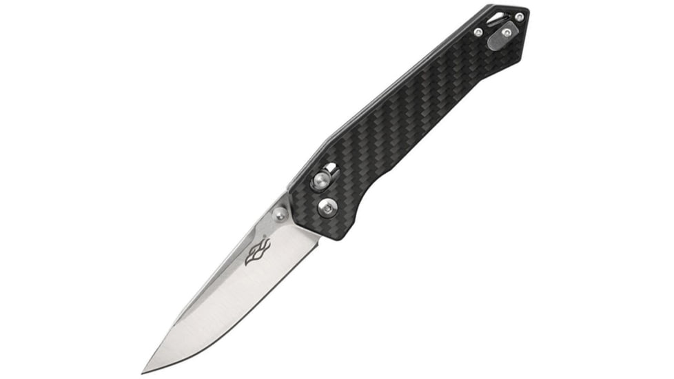 Ganzo Knives Firebird G-Lock CF Folding Knife, 3.25 satin finish 440C stainless blade, Carbon fiber handle, FB7651-CF