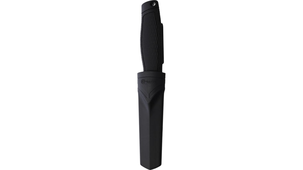 Ganzo Knives G806 Fixed Blade Knife, 98mm, 8Cr14 Stainless Steel, Drop Point, TPR+PP Black Handle, G806-BK