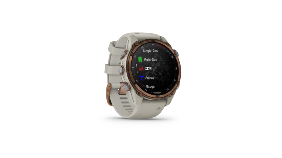 Garmin Descent Mk3i 43 mm, Bronze PVD Titanium with French Gray Silicone Band, 010-02753-13