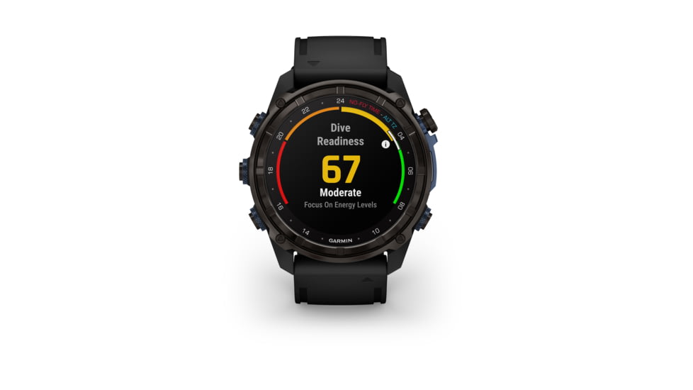 Garmin Descent Mk3i 51 mm, Carbon Gray DLC Titanium with Black Silicone Band, 010-02752-10