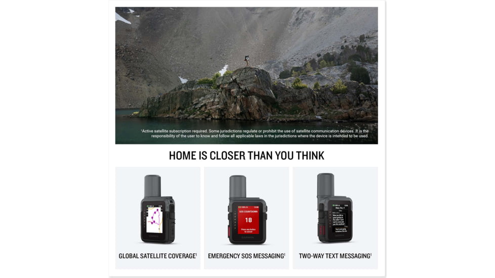 Garmin inReach Mini 3 Hand-Held Satellite Communicator