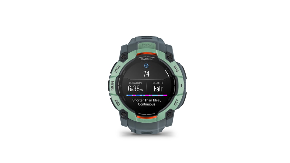 Garmin Instinct 3 Amoled GPS Watch, 50mm dia, Neotropic/Twilight, 010-03020-01