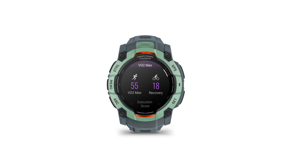 Garmin Instinct 3 Amoled GPS Watch, 50mm dia, Neotropic/Twilight, 010-03020-01