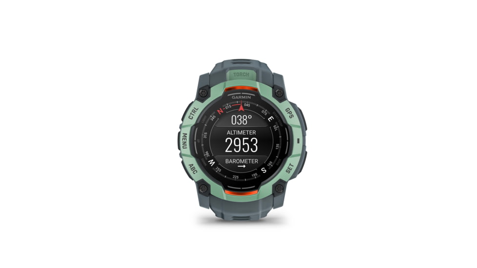 Garmin Instinct 3 Amoled GPS Watch, 50mm dia, Neotropic/Twilight, 010-03020-01