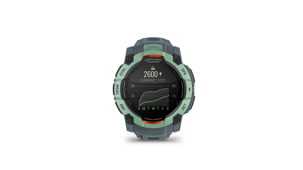 Garmin Instinct 3 Amoled GPS Watch, 50mm dia, Neotropic/Twilight, 010-03020-01
