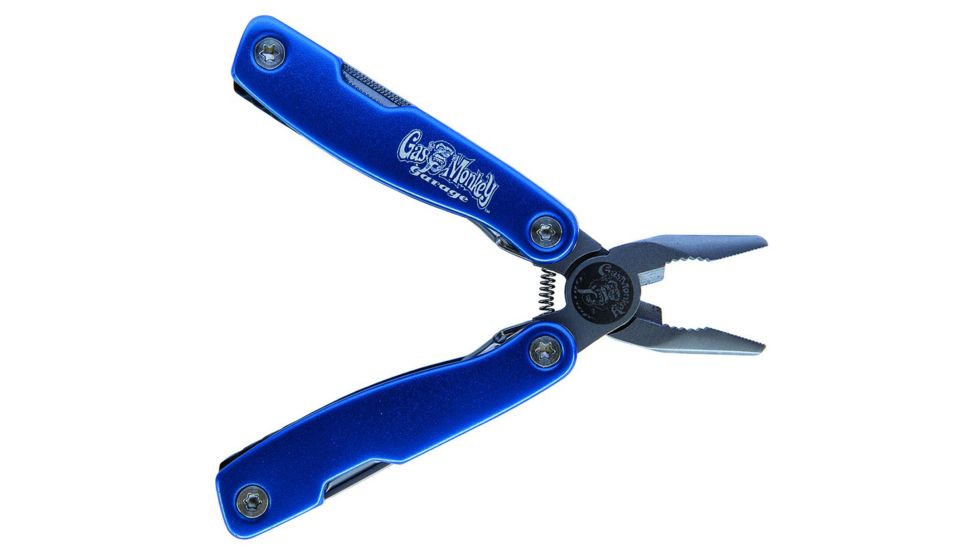 Gas Monkey Garage 13-Function Stainless Steel Multi-Tool, Blue 1313