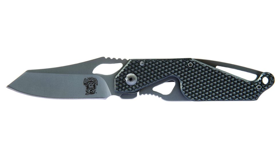 Gas Monkey Garage 2.6in 420 Stainless Steel Blade Tribute folding knife, Charcoal 1312