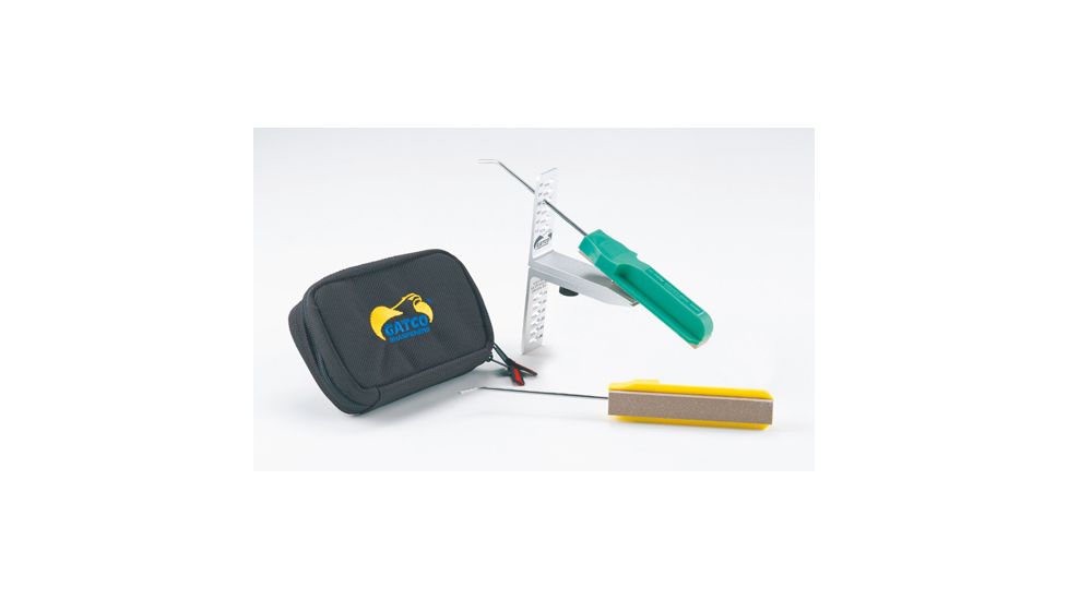 Gatco Sharpeners Backpacker 2-Stone Sharpening System, Black 10002