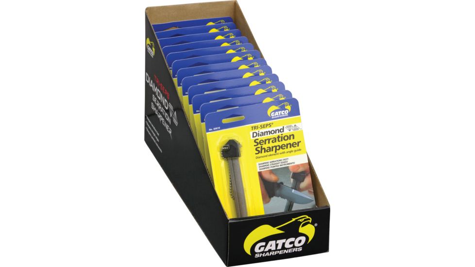 Gatco Sharpeners Diamond Tri-Seps Serration Knife Sharpener GTC61016