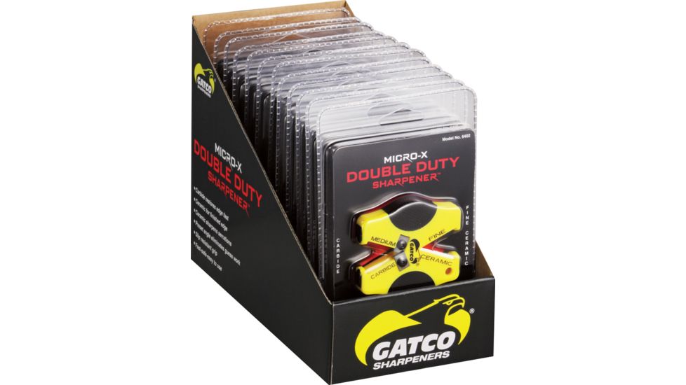Gatco Sharpeners Double Duty Micro-X Carbide Knife Sharpener 12 pack GTC6412