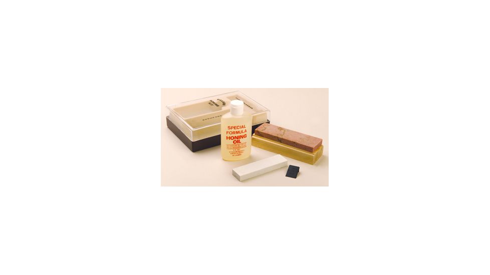 Gatco Sharpeners Natural Arkansas Sharpening Kit, Natural Stone 80005