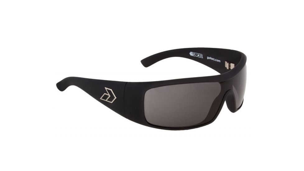 Gatorz Axlblk01pBk Axl Black Frame Polarized Grey Lens Sunglasses