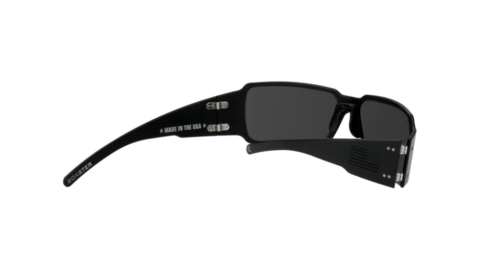 Gatorz Boxster Sunglasses, Blackout Patriot- American Flag Frame, Smoked Polarized Lens, AM-BOXBLKOUT01P