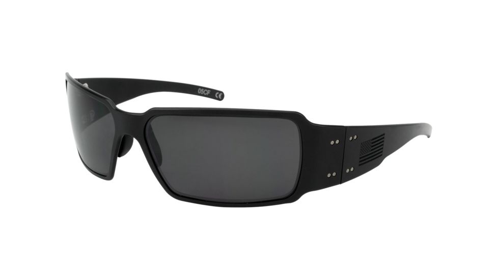 Gatorz Boxster Sunglasses, Blackout Patriot- American Flag Frame, Smoked Polarized Lens, AM-BOXBLKOUT01P